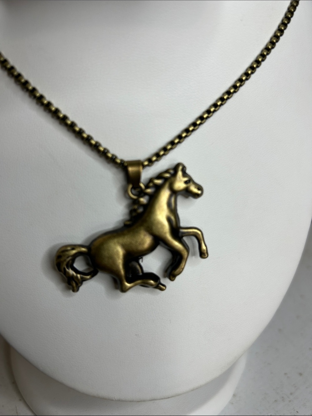 Horse Pendant Necklace for Women